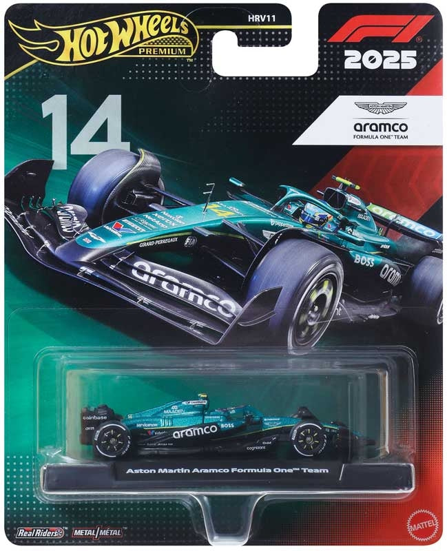Hot Wheels Premium (F1 2025) Aston Martin Aramco Formula One Team #14