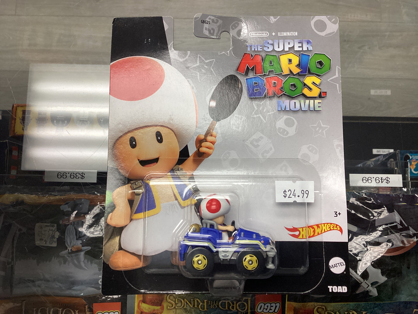 Hot Wheel The Super Mario Bros Movie Toad