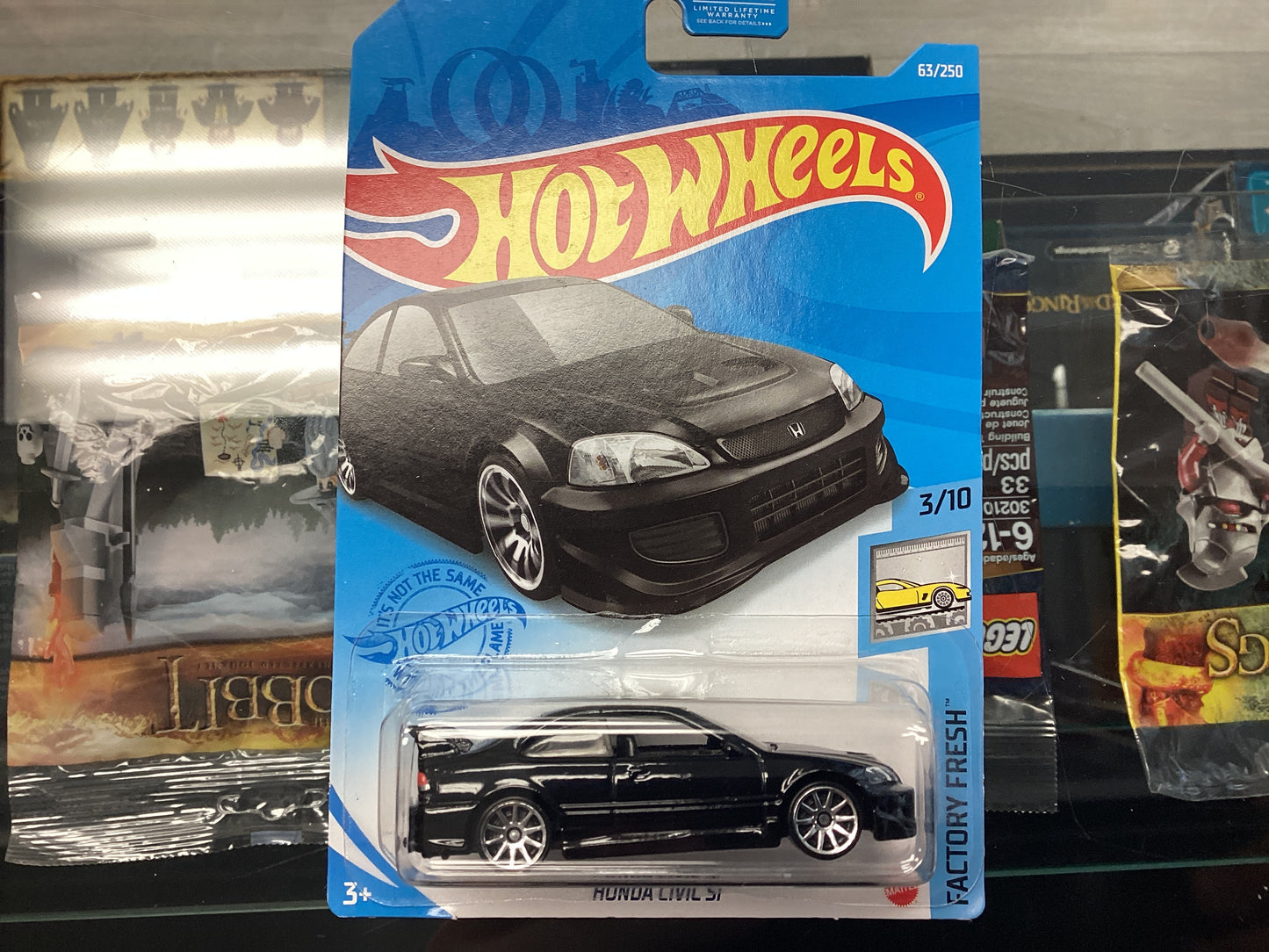 HE HotWheels Factory Fresh Honda Civic Si Black