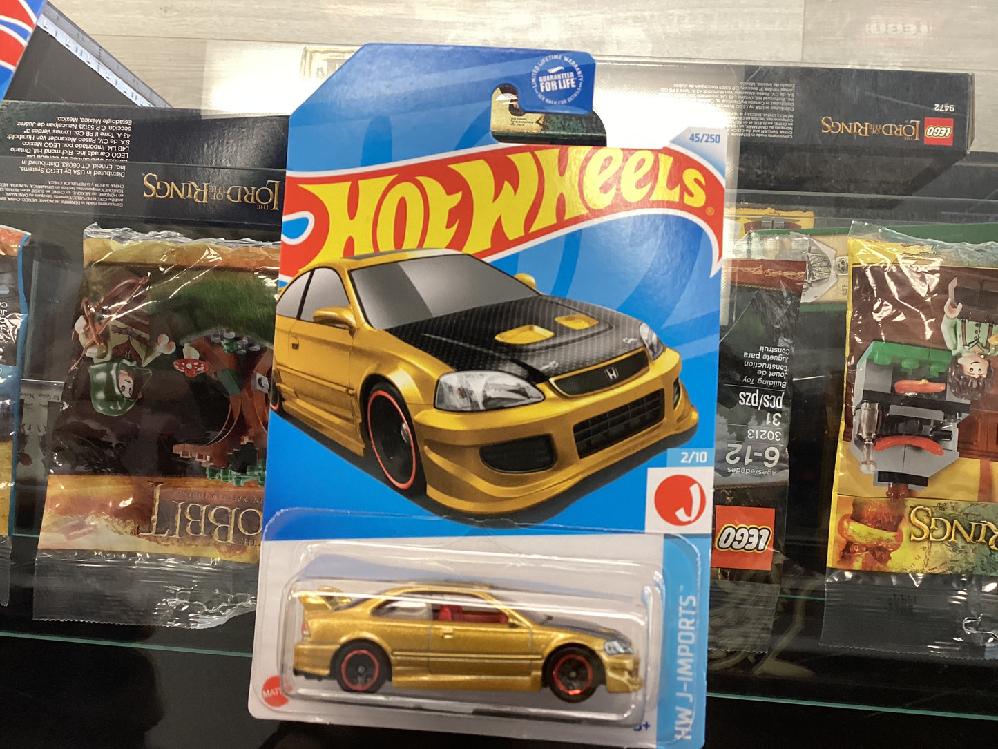 HE HotWheels HW J-Imports Honda Civic Si Yellow