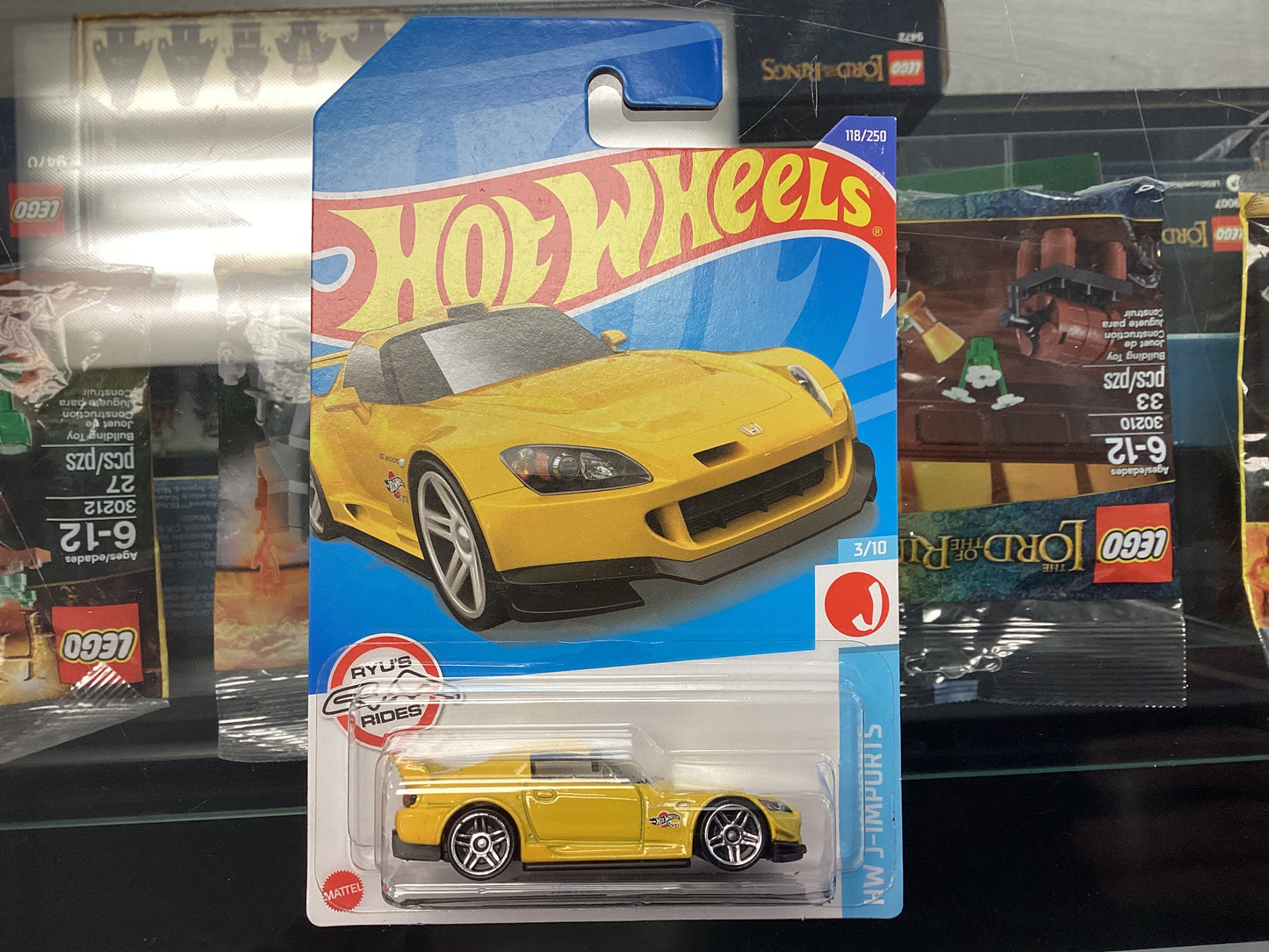 HE HotWheels HW J-Imports Honda S2000 Yellow