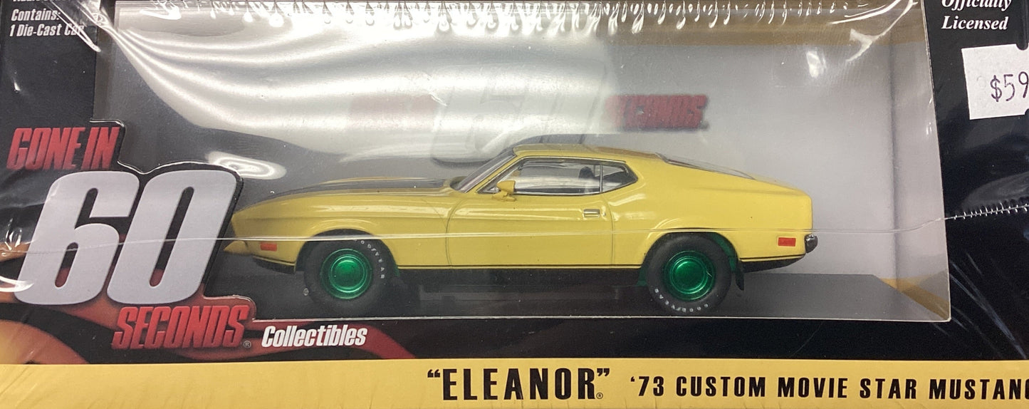 Green Light HollyWood Gone In 60 Seconds Eleanor '73 Custom Movie Star Mustang CHASE