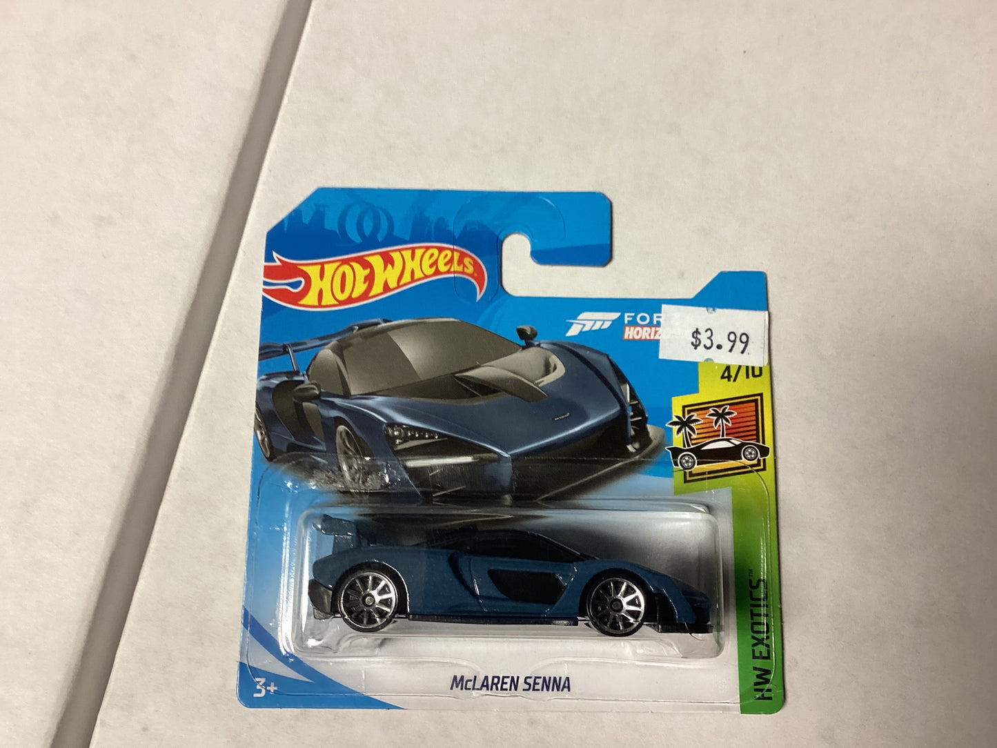 HE Hot Wheels HW Exotics McLaren Senna Short Card