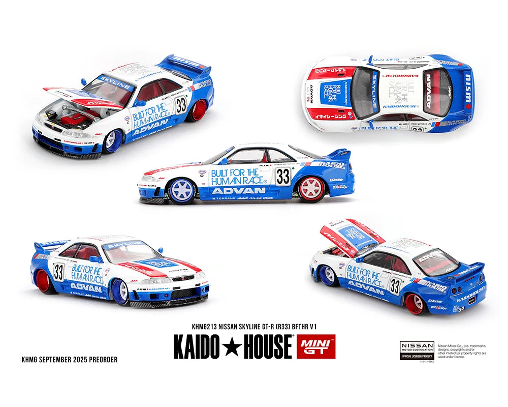 HE KHMG213 Kaido House Nissan Skyline GT-R (R33) BFTHR V1 //213
