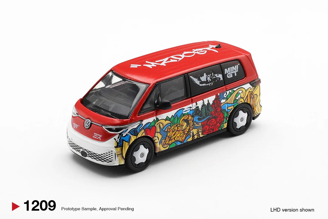 HE MGT01209 Mini GT Volkswagen ID Buzz Mizu Design #1209