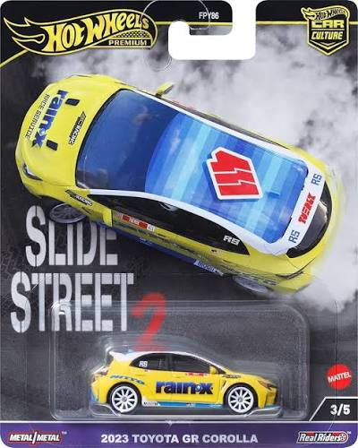 HE Hot Wheels Premium Slide Street 2 2023 Toyota GR Corolla