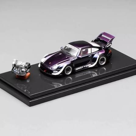 HE M62205 MotorHelix RWB 993 Army Girl W/ Engine