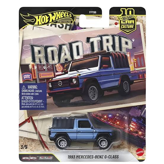 HE Hot Wheels Premium Road Trip 1993 Mercedes-Benz G-Class 3/5