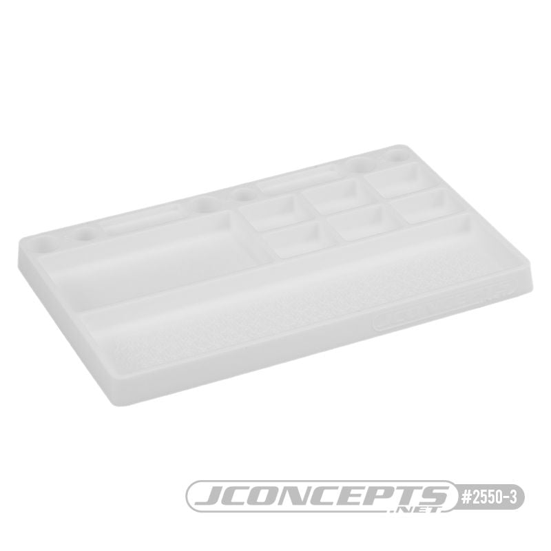 JCO2250-3 JConcepts Parts Tray, Rubber Material - White