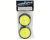 JCO3182-201011 JConcepts Pin Swag 2.2" Pre-Mounted 4WD Front Buggy Carpet Tires (Yellow) (2) w/12mm Hex (Pink)