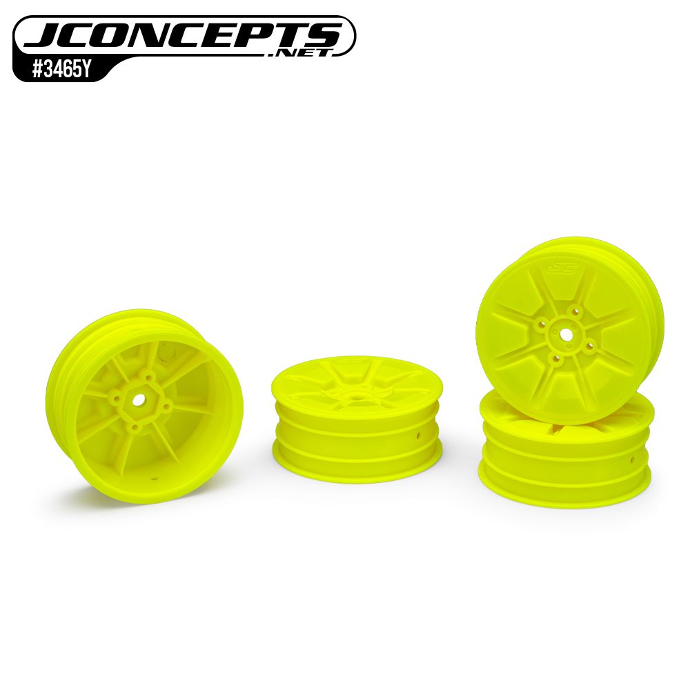 JCO3465Y JConcepts Pioneer - 2.2" 2wd buggy front wheel (white) - 4pc (Copy)