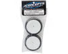 JCO4061-101011 JConcepts Fuzz Bite LP Wide 2.2" Pre-Mounted 2WD Front Buggy Carpet Tires (Pink) (White) (2) w/12mm Hex