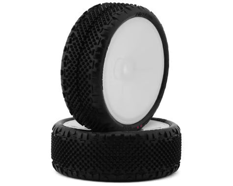 JCO4062-101011 JConcepts Pin Swag LP Wide 2.2" Pre-Mounted 2WD Front Buggy Carpet Tires (Pink) (2) w/12mm Hex