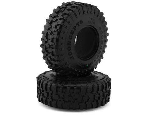 JCO4090-02 JConcepts Tusk 2.2" All Terrain Rock Crawler Tires (2) (Green) (Class 3 - 5.25")