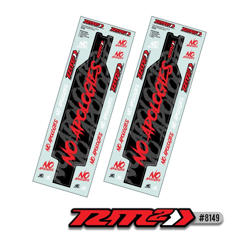 JCO8149 JConcepts RM2, No Apologies B74.2 Chassis Protective Sheet, 2pc