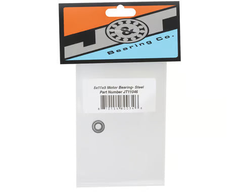 JT11046 J&T Bearing Co. 5x11x5mm Metal Shielded Motor Ball Bearing (Steel)