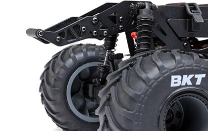 LOS01026T4 Losi 1/18 Mini LMT Zombie RTR - Battery / Charger Included - Red