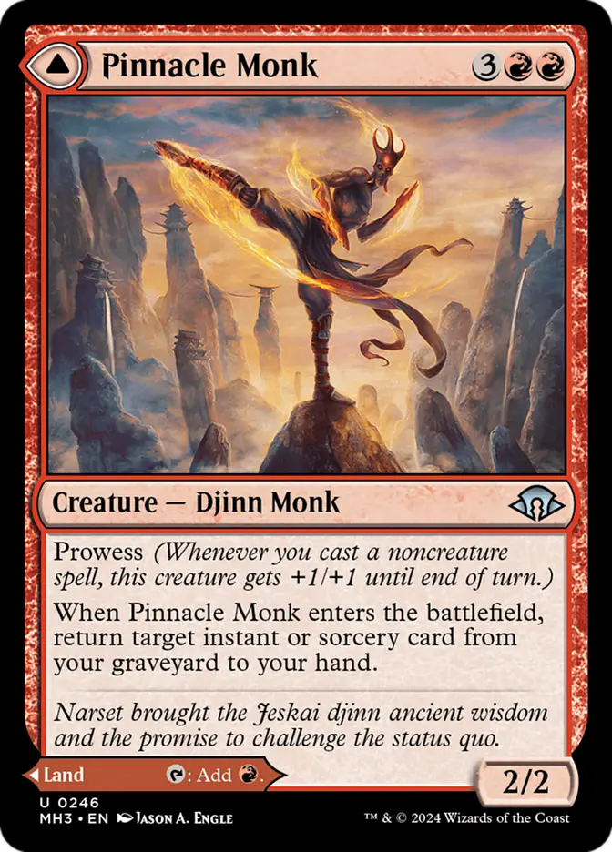 Pinnacle Monk // Mystic Peak - (MH3) Modern Horizons 3