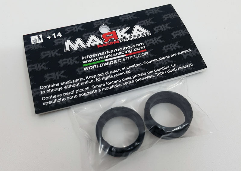 MZR-V5R20 Marka V5 Mini-Z RCP Rubber Rear Tire 20 degree Medium (1 Pair)