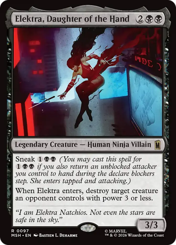 Elektra, Daughter of the Hand - (MSH) Marvel Super Heroes
