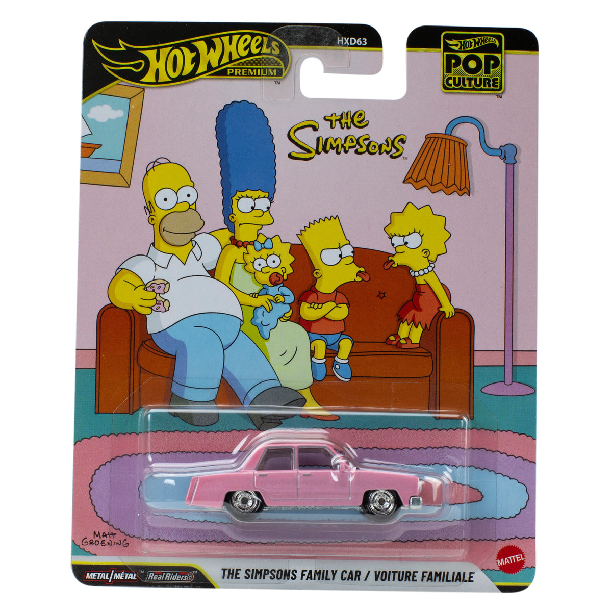 Hot Wheels Premium (Pop Culture) The Simpsons Family Car
