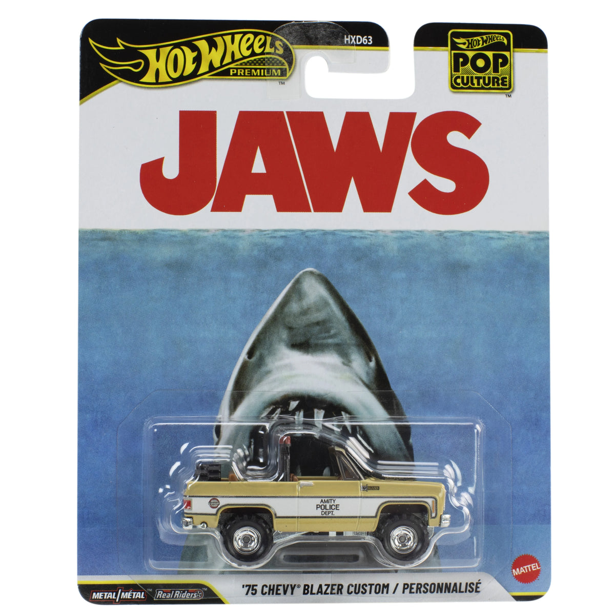 Hot Wheels Premium (Pop Culture) Jaws '75 Chevy Blazer Custom
