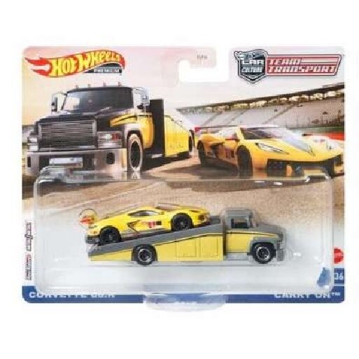 Hot Wheels Premium Team Transport Corvette C8.R Carry On