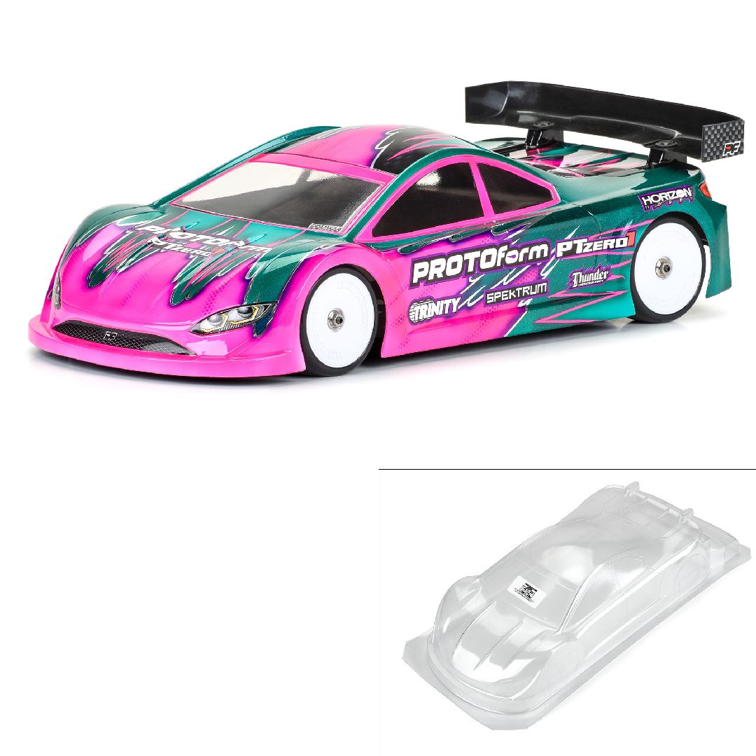 PRM159525 Protoform PTzero1 Light Weight (0.65mm) Clear Body for 190mm TC