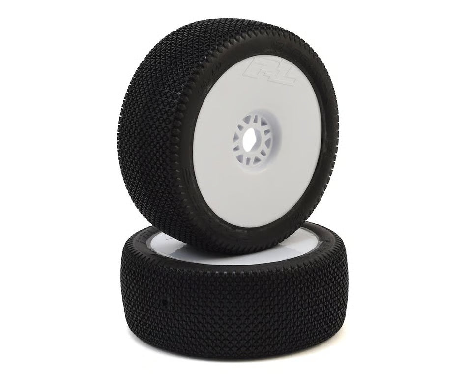 PRO906433 Pro-Line Slide Lock M4 Mounted (Super Soft) Buggy Tires (2)