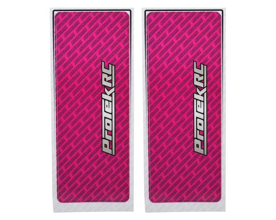 PTK-1102-PNK ProTek RC Universal Chassis Protective Sheet (Pink) (2) (12.5x33.5cm)
