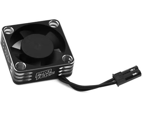 PTK-2111 ProTek RC 30x30x10mm Aluminum High Speed HV Cooling Fan (Silver/Black)