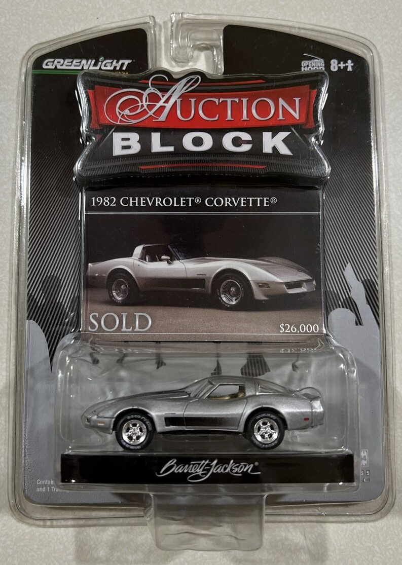 Green Light Auction Block 1982 Chevrolet Corvette Barrett Jackson