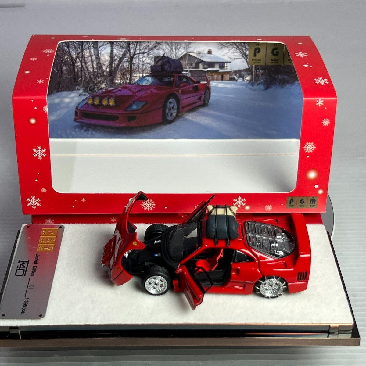 PGM Ferrari F40 Red Full Open Regular Christmas Winter