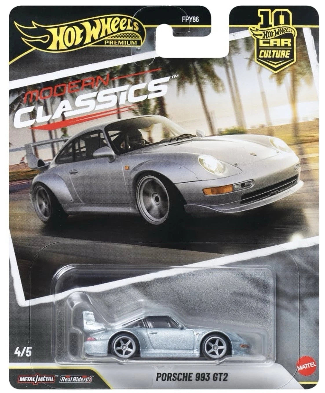 Hot Wheels Premium Modern Classics - Porsche 993 GT2