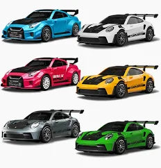 D43-02Q2 1:43 Alloy Drift Car GTR XKK- White