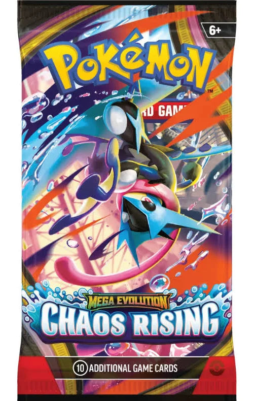 Pokémon Mega Evolution Chaos Rising Booster Pack