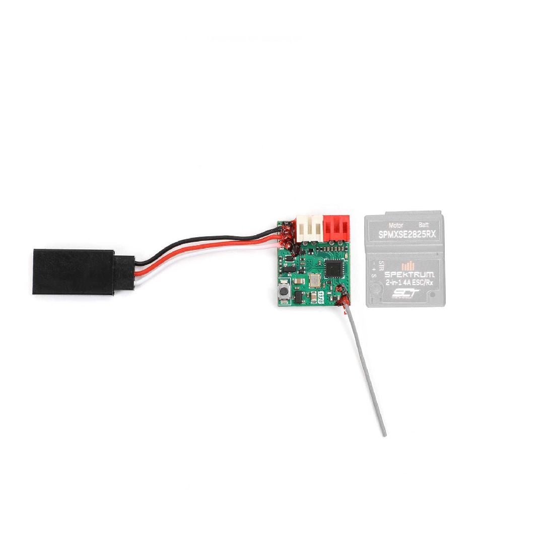 SPMXSE2825RX Spektrum 2n1 10A SLT Rx / Brushed ESC Micro B