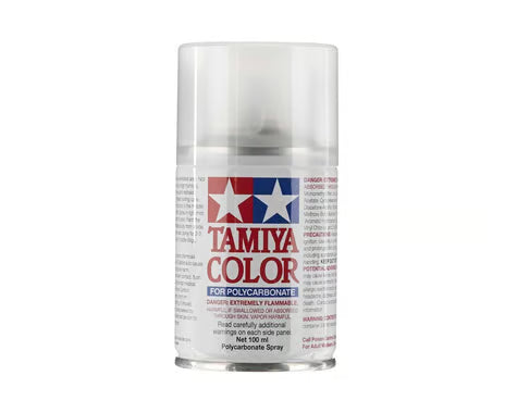 PS-55 Tamiya Polycarbonate Flat Clear Spray Paint (100ml)