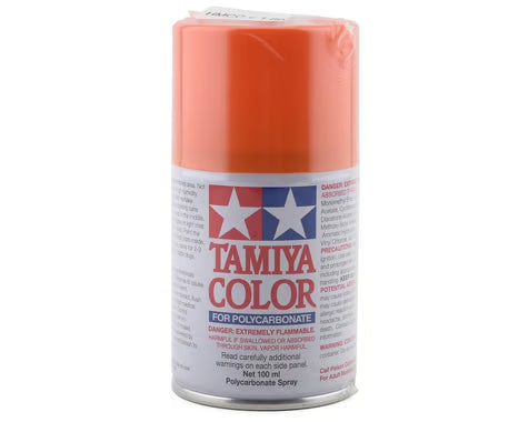 PS-62 Tamiya Pure Orange Lexan Spray Paint (100ml)