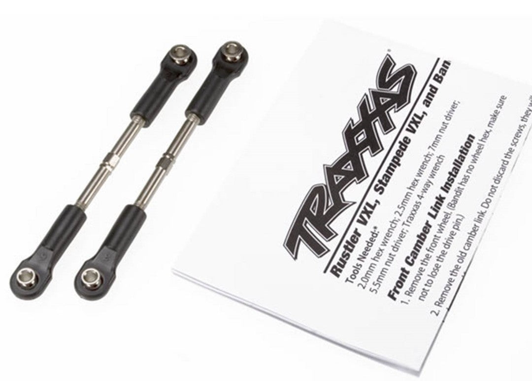 TRA2445 Traxxas Turnbuckles / Toe Links with Rod Ends, 55mm (2)