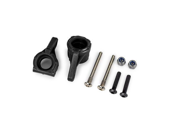 TRA9137 Traxxas Steering Blocks, Extreme HD, Black(2)(#9180/9181/9182)