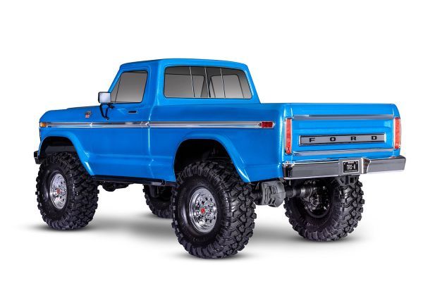 TRA92144-4BLUE Traxxas TRX-4 1/10 4WD RTR Scale & Trail Rock Crawler w/Ford F-150 Truck Body (Blue) w/XL-5 HV ESC & TQ 2.4GHz Radio