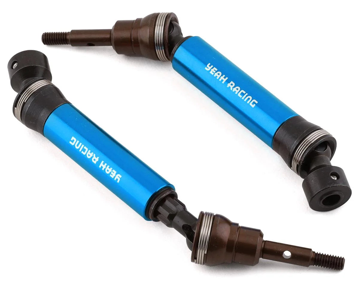 TRSL-015FBU Yeah Racing HD Steel Front Drive Shafts for Traxxas Slash/Stampede 4x4 (Blue)