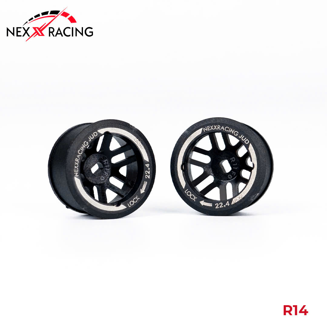 NXUSA-EVOAWD-F+2 Nexx Racing Front "JUD" threaded carbon-fiber reinforced EVO AWD Flanged Front Wheels (2)