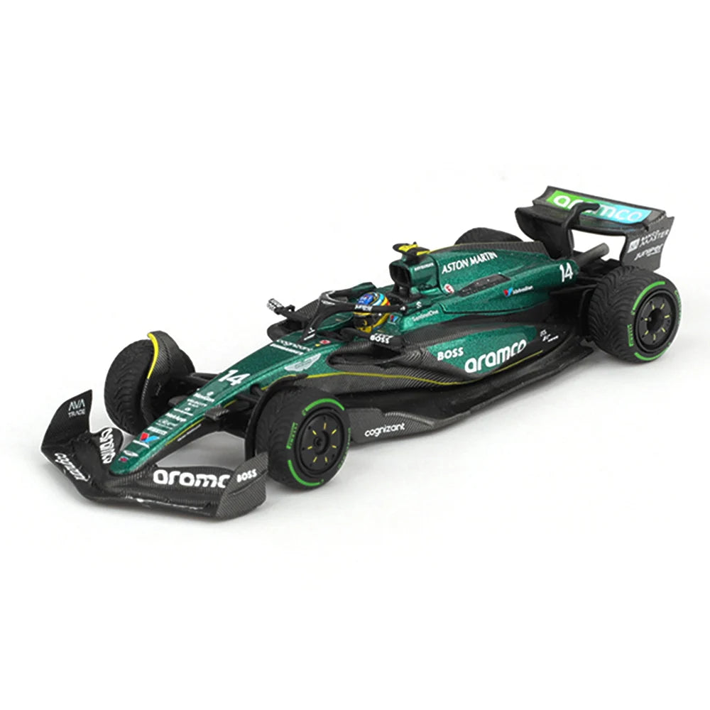 HE MGT01088 Mini GT Aston Martin AMR24 #14 Fernando Alonso 2024 F1 Canadian Grand Prix #1113