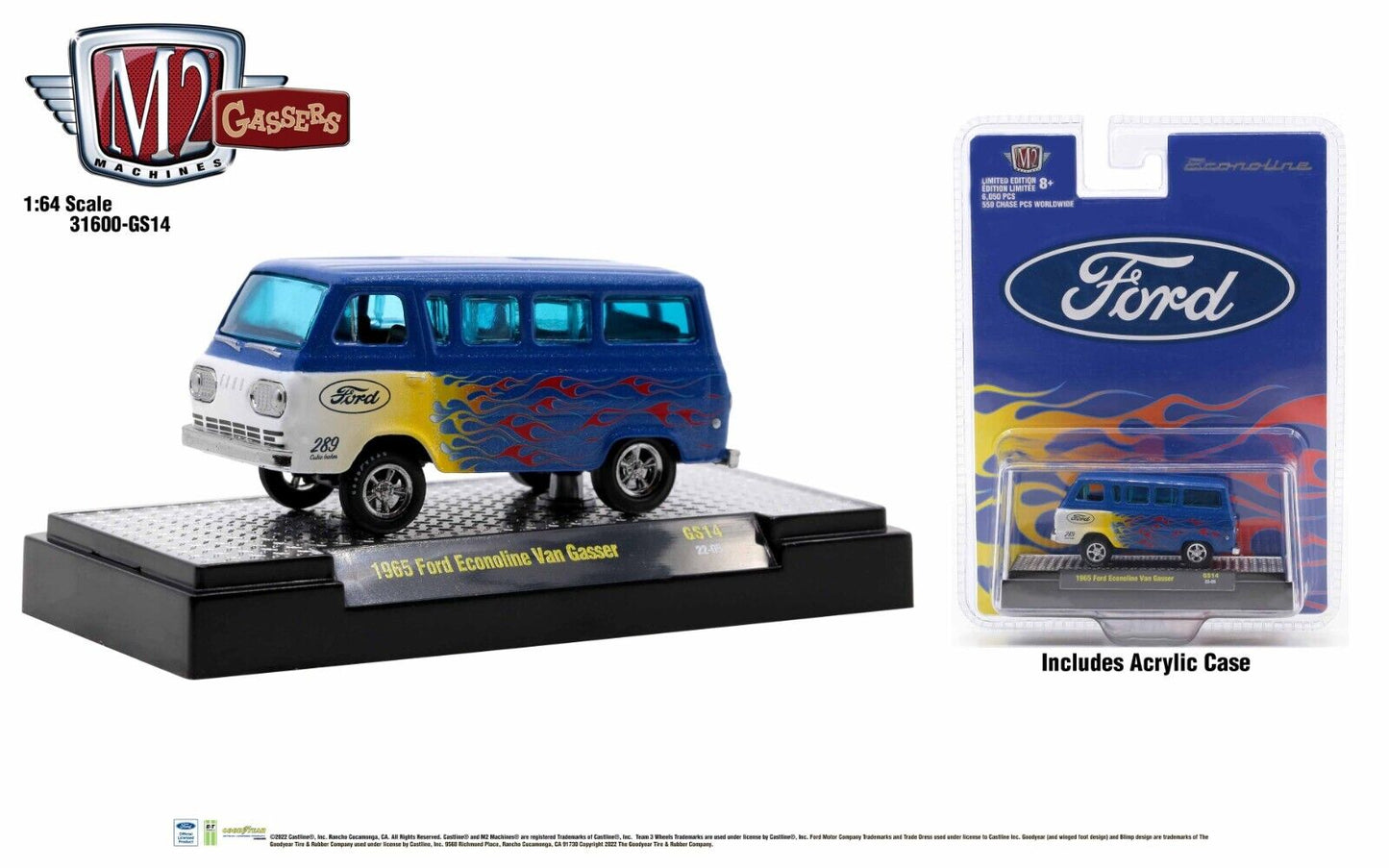 M2 Machines 1965 Ford Econoline Van Gasser HE