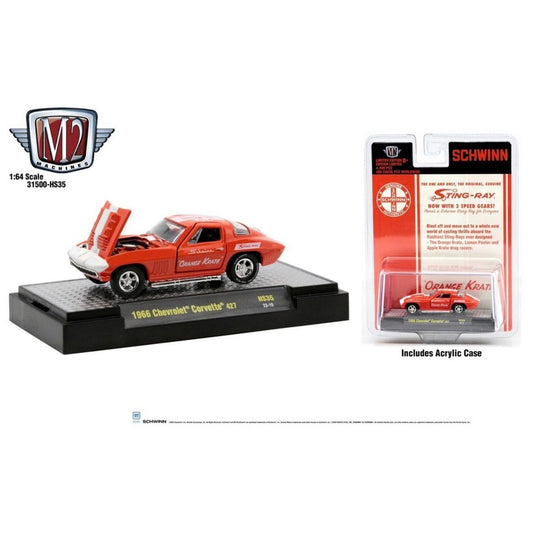 M2 Machines 1966 Chevrolet Corvette 427 “Orange Krate” HE