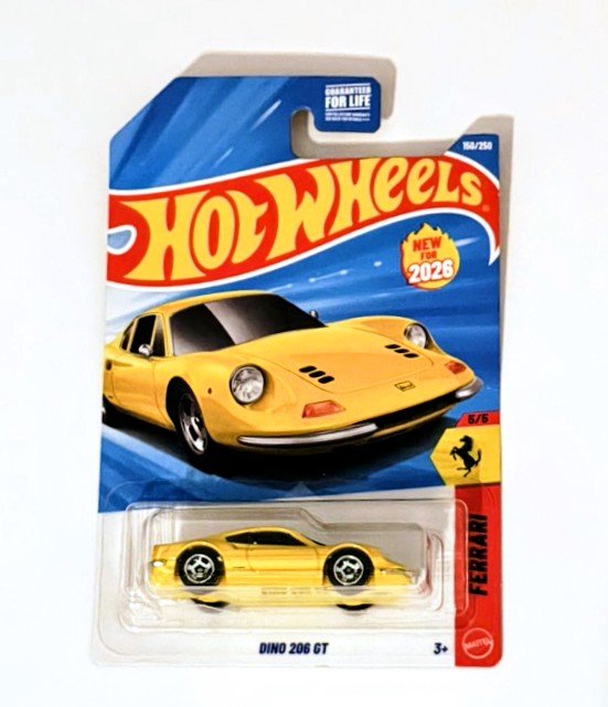 HE Hot Wheels Ferrari Dino 206 GT
