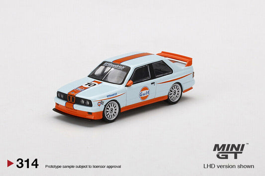 HE BMW M3 E30 Gulf MiJo Exclusive Mini GT #314