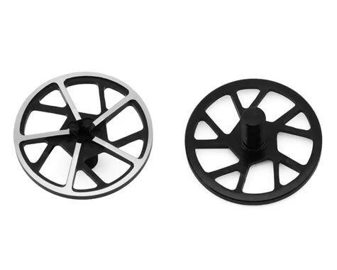 80100 1UP Racing Tenfold UltraLite Aluminum Wing Screws (Black) (2)